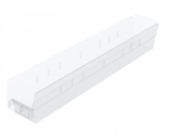 Akro-Mils 30124 Plastic Shelf Bins – 12-Pack Durable Storage Bins