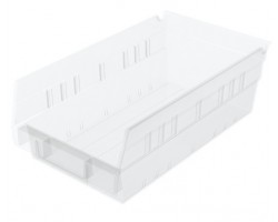 Akro-Mils 30130 Plastic Shelf Bins – 12-Pack Durable Storage Bins