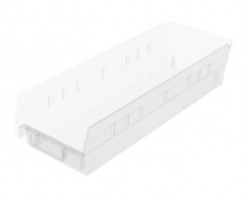 Akro-Mils 30138 Plastic Shelf Bins – 12-Pack Heavy-Duty Storage Bins
