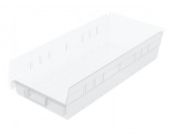 Akro-Mils 30158 Plastic Shelf Bins – 12-Pack Durable Storage Bins