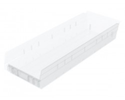 Akro-Mils 30184 Plastic Shelf Bins – 6-Pack Durable Storage Bins