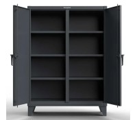 Strong Hold Double Shift Steel Storage Cabinets