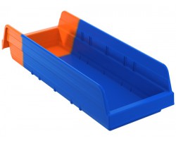 Akro-Mils 36468 Indicator Bins – 12 per Carton | Two-Tone Inventory Control Bins for Lean Storage