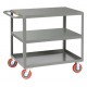 Little Giant 3-Shelf Steel Service Cart - Model 3LGL-2436-6PY