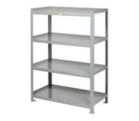 Little Giant Heavy-Duty Welded Steel Shelving with 3-Sided Retaining Lips