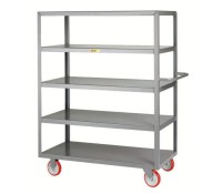 Little Giant Welded 5-Shelf Service Cart, 5M-Series