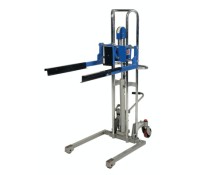 Vestil Adjustable Box Stacker – Foot Pump Lift, Adjustable Forks & Box Clamps
