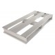 Vestil AP-4024 Aluminum Half Pallet 24 x 40 Washdown Ready Non-Skid