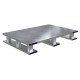 Vestil AP-ST-3624-SB Solid Top Aluminum Half Skid - 24 x 36 with 4,000 lb capacity