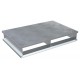 Vestil AP-ST-3624 Solid Top Aluminum Half Pallet | 24 x 36, 4,000 lb Capacity, 2-Way Entry