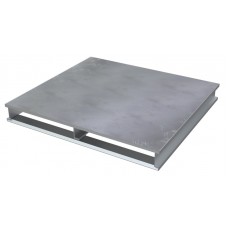Vestil AP-ST-4848 Solid Top 2-Way Entry Aluminum Pallet | 48 x 48, 6,000 lb Capacity