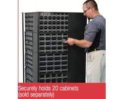 Akro-Mils 98325 Storage-Go-Round | Rotating Storage Carousel for AkroBins & Drawers
