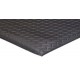 Apache Mills Black Anti-Fatigue Diamond Deluxe Soft Foot Mats - 2x3