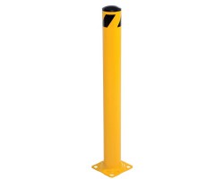 Vestil BOL-42-4.5 Safety Steel Bollard, 42 Inch High, 4-3/4 Inch OD