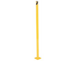 Vestil BOL-48-2 Safety Steel Bollard, 48 Inch High, 1-3/4 Inch OD