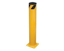 Vestil BOL-48-4.5 Safety Steel Bollard, 48 Inch High, 4-1/2 Inch OD