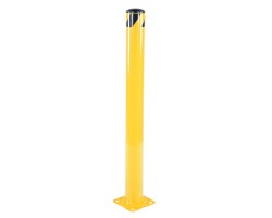 Vestil BOL-62-6.5 Safety Steel Bollard, 62 Inch High, 6-5/8 Inch OD