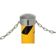 Vestil BOL-JKS-24-4.5 Steel Chain Slots Bollard, 24 Inch High, 4.5 Inch Dia Vestil BOL-JKS-24-4.5 Steel Chain Slots Bollard, 24 Inch High, 4.5 Inch Dia