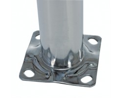Vestil BOL-SS-36-4.5 Stainless Steel Bollard, 36 Inch High, 4-1/2 Inch OD, Welded Cap