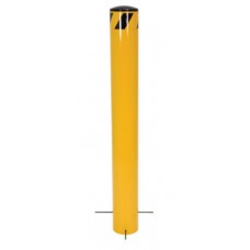 Vestil Permanent Safety Yellow Steel Bollard | 4.5" OD x 35" High | BOLPP-24-4.5 Vestil Permanent Safety Yellow Steel Bollard | 4.5" OD x 35" High | BOLPP-24-4.5