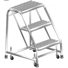 Ballymore SS3N-G Stainless Steel Heavy Duty Serrated Tread Ladder