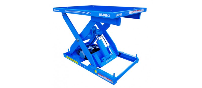 Bishamon ALPHA Electric-Hydraulic Lift Tables: High-Cycle Ergonomic Scissor Lifts for Industrial Workstations