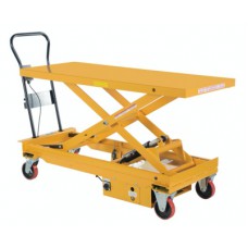 Vestil CART-1000-LD-DC Battery Powered Hydraulic Lift Cart with 1,000 lb Capacity Vestil CART-1000-LD-DC Battery Powered Hydraulic Lift Cart with 1,000 lb Capacity