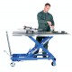 Vestil CART-1000-LD Hydraulic Elevating Cart with 1,000 lb Capacity