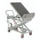 Vestil CART-1000-LT-PSS Lift-Tilt Scissor Lift Cart with 1,000 lb Capacity | 40° Tilt, Partial Stainless Steel
