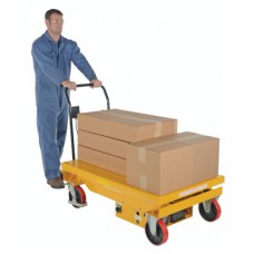 Vestil CART-1000-WD-DC Battery Powered Hydraulic Elevating Cart with 1,000 lb Capacity Vestil CART-1000-WD-DC Battery Powered Hydraulic Elevating Cart with 1,000 lb Capacity