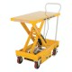 Vestil CART-2000-DC-C Battery Powered Hydraulic Elevating Cart with 2,000 lb Capacity | Push-Button Lift, Single Scissor