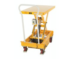 Vestil CART-2000-DC-C Battery Powered Hydraulic Elevating Cart with 2,000 lb Capacity | Push-Button Lift, Single Scissor
