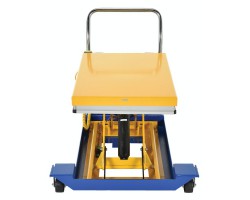 Vestil CART-23-10-DC Battery Powered Scissor Lift Cart with 1,000 lb Capacity | 12V DC Electric Lift