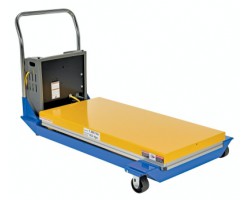 Vestil CART-24-10-DC Battery Powered Scissor Lift Cart with 1,000 lb Capacity | 24" x 48" Platform