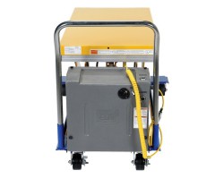 Vestil CART-24-15-DC Battery Powered Scissor Lift Cart with 1,500 lb Capacity | 24" x 48" Platform, 12V DC Lift