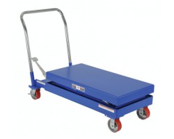 Vestil CART-2500-2040-FP Hydraulic Elevating Cart with 2,500 lb Capacity | Two-Speed Auto-Shift Foot Pump