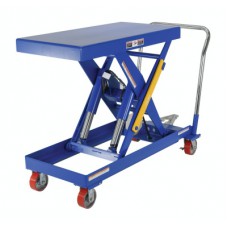 Vestil CART-2500-2040-FP Hydraulic Elevating Cart with 2,500 lb Capacity | Two-Speed Auto-Shift Foot Pump