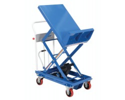 Vestil CART-400-LT Lift-Tilt Scissor Lift Cart with 400 lb Capacity and Auto-Tilt to 45°
