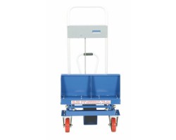 Vestil CART-400-LT Lift-Tilt Scissor Lift Cart with 400 lb Capacity and Auto-Tilt to 45°