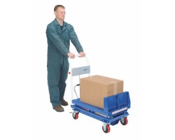 Vestil CART-400-LT Lift-Tilt Scissor Lift Cart with 400 lb Capacity and Auto-Tilt to 45°