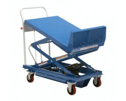 Vestil CART-600-LT Lift-Tilt Scissor Lift Cart with 600 lb Capacity and 45° Auto-Tilt
