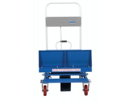 Vestil CART-600-LT Lift-Tilt Scissor Lift Cart with 600 lb Capacity and 45° Auto-Tilt