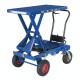 Vestil CART-PN-1500 Rough Terrain Elevating Scissor Lift Cart with 1,500 lb Capacity | Hydraulic Foot Pump
