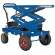 Vestil CART-PN-600-D Rough Terrain Elevating Lift Cart with 600 lb Capacity | Extended Lift Height, Pneumatic Tires