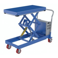 Vestil Battery Powered Hydraulic Elevating Cart with 750 lb Capacity | CARTD-750-2040-DC Vestil Battery Powered Hydraulic Elevating Cart with 750 lb Capacity | CARTD-750-2040-DC