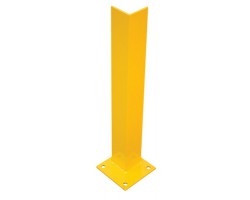 Vestil DSP-24 Overhead Door Track Protector | 24 Inch Safety Yellow Steel Guard