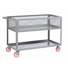 Little Giant DSX-1830-X12-5PY Shelf Truck - 12 Inch Deep Mesh Sides