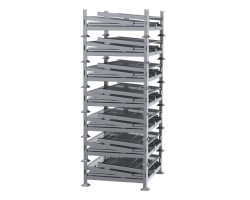 Davco Collapsible Wire Mesh Steel Bin KD2GW-01 | Foldable Industrial Wire Container