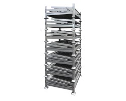 Davco Collapsible Wire Mesh Steel Bin KD2GW-01 | Foldable Industrial Wire Container