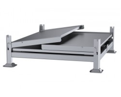 Davco Collapsible Sheet Metal Bulk Container KDS-01 | Foldable Industrial Steel Bin